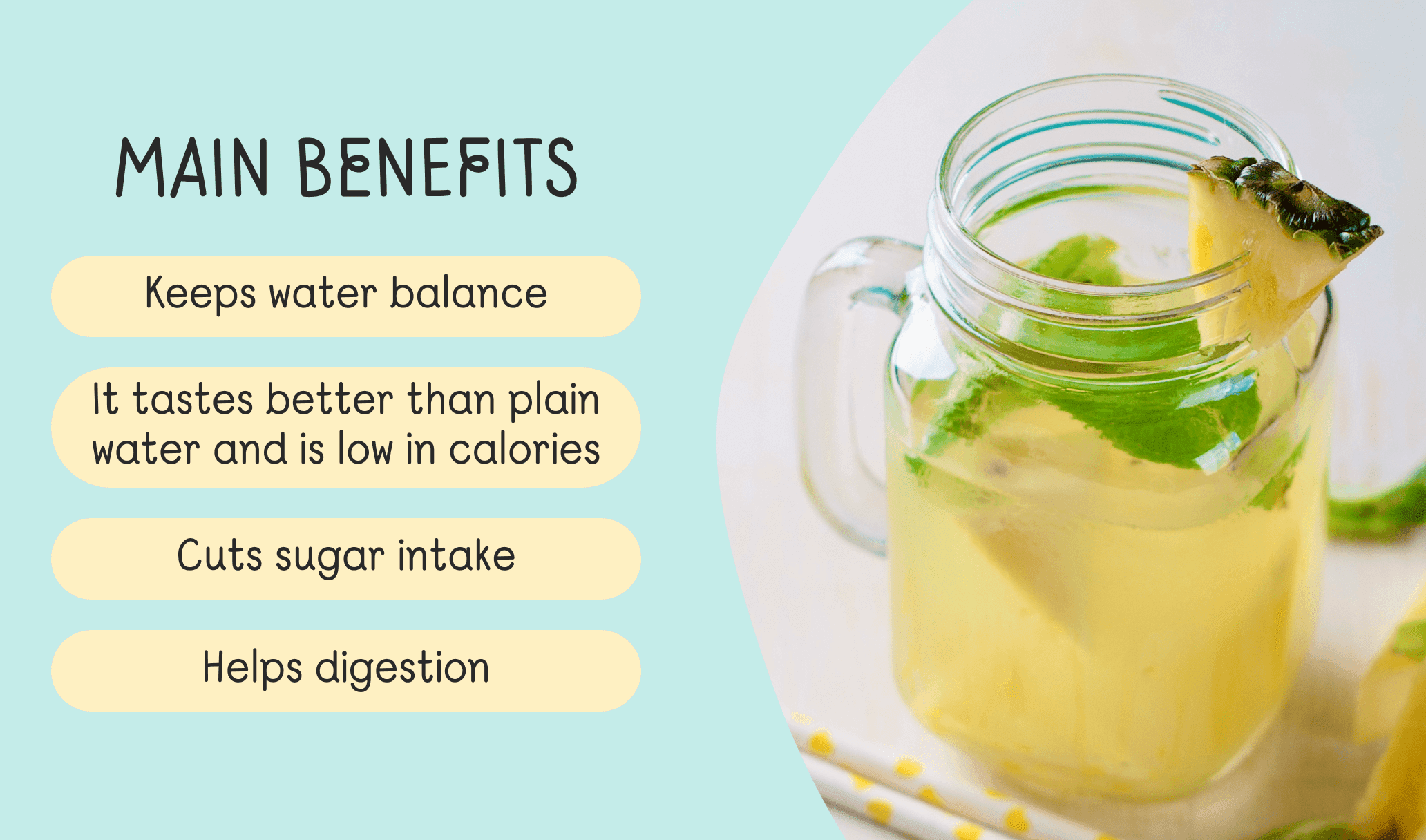 pineapple water benefits