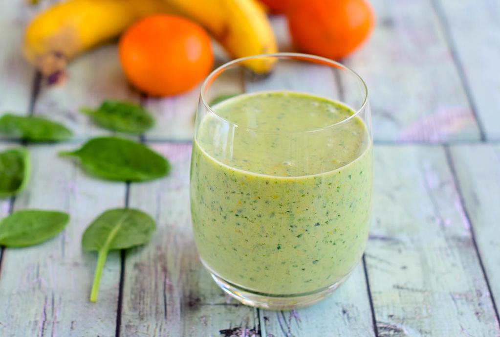 Banana and spinach shake 