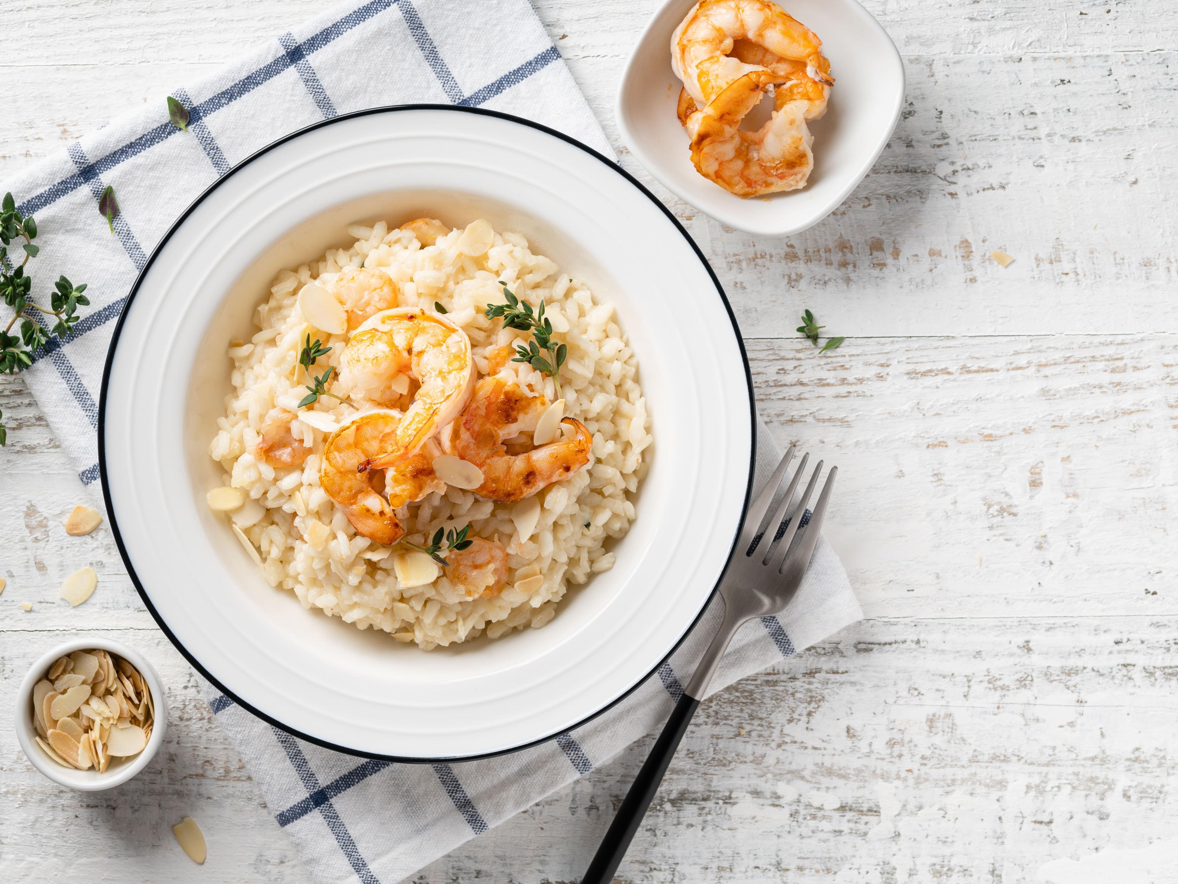 Seafood risotto